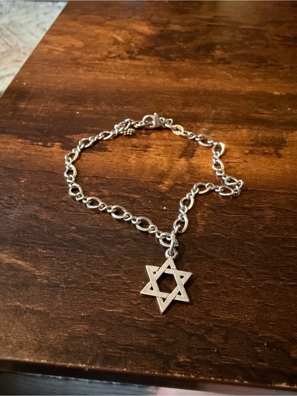 Vintage Retired James Avery Star Of David Charm With Bracelet 925